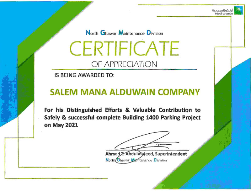 Salem Mana Mohammed Al-Duwain Est